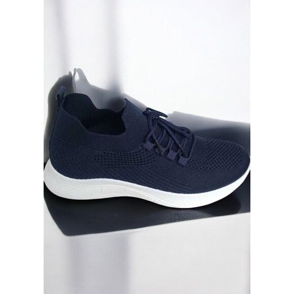 Members Only Light Weight Breathable Cross Trainers Cushioned Sole Navy NEW 10M - Picture 6 of 8